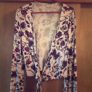 Very flattering wrap top